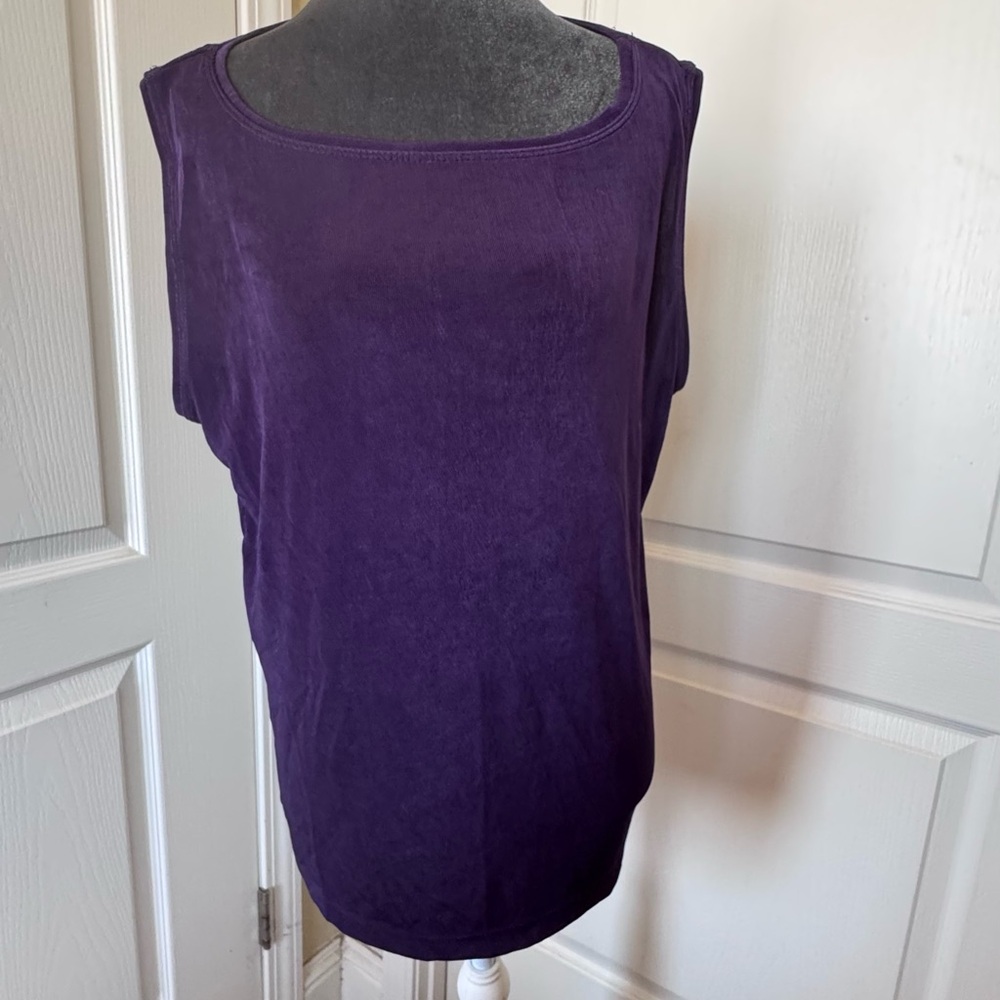Chico's Deep Purple Tank Top